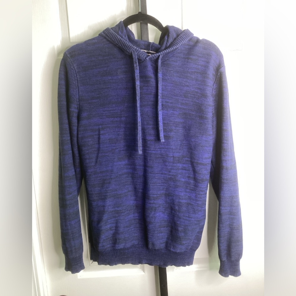 American Eagle Outfitters Men's Navy/Black Sweater Hoodie, size Medium